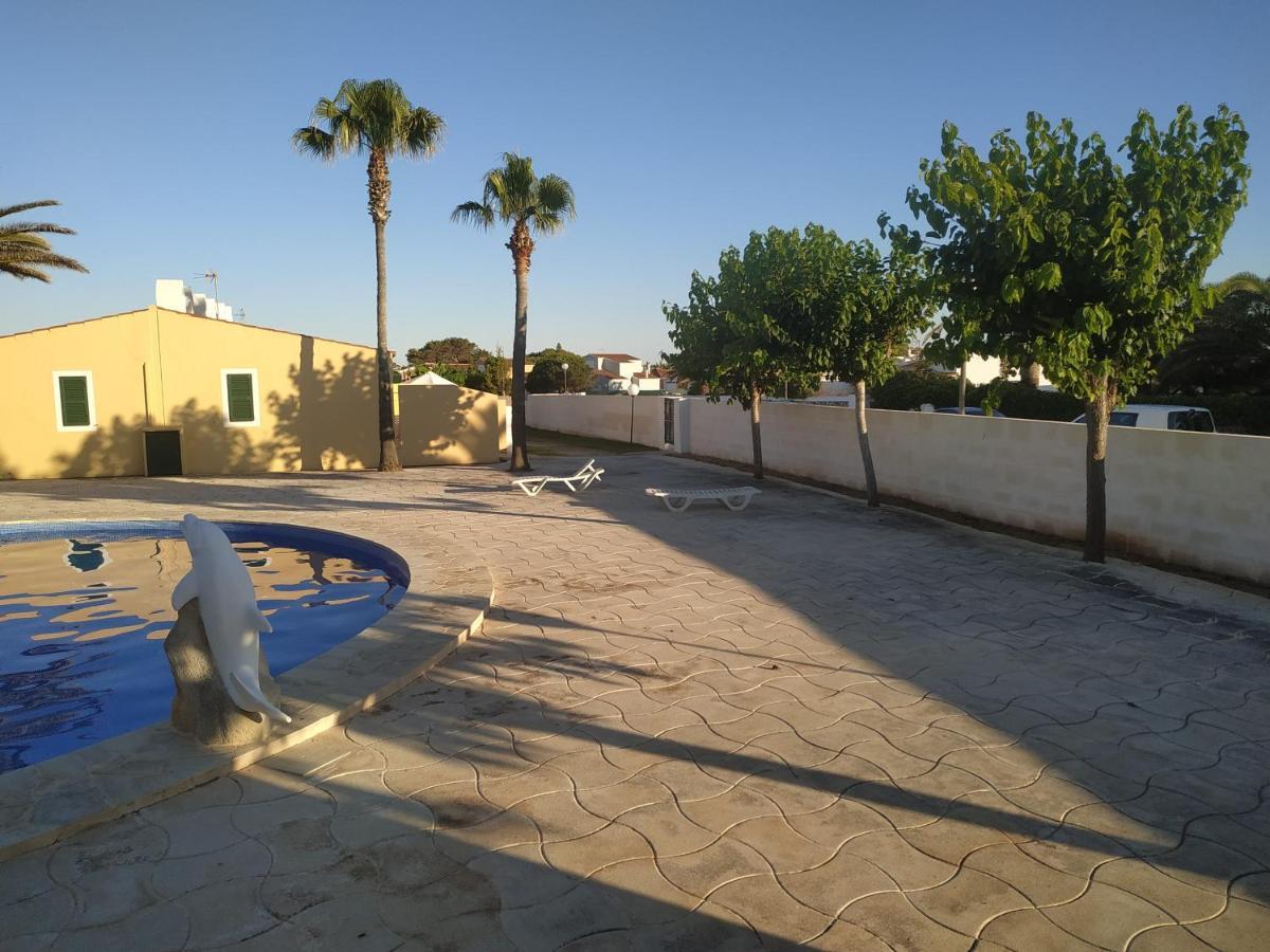 Apartamento Con Piscina Y Terraza En Ciudadela De Menorca カラ・エン・ブラネス エクステリア 写真